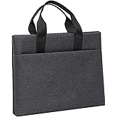 enyuwlcm Oxford Document Bag with Handle and Meeting Office School Organizer Handbag Briefcase for Carrying Paper Files 1 Pack Black