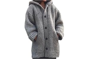 ChicCrate Womens Sweaters Open Front Cardigan Button Down Long Sleeve Shirts Cable Knit Chunky Tops Warm Winter Coats Outwear