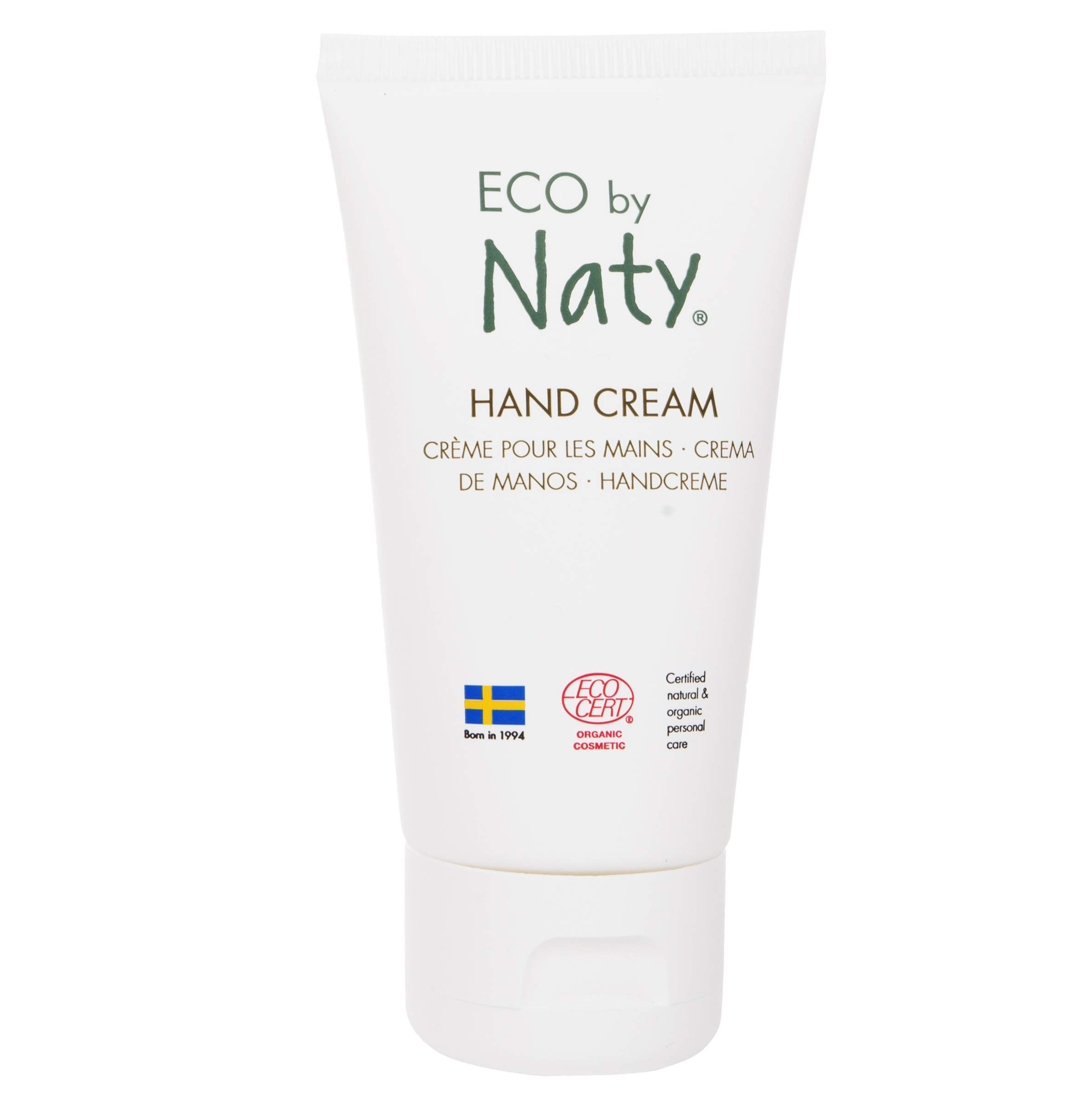 Naty Hand Cream, 100% Plant-Derived Ingredients with 0% Perfume and Dermatologically Tested, 50 ml Tube
