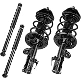 Front &amp; Rear Strut Shock Absorber for Scion XB 2.4L FWD 2008 2009 2010 2011 2012 2013 2014 2015, Complete Front Struts w/Coil Spring Replace for 11421 11422 5687