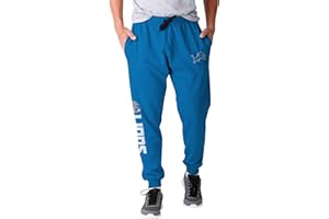 FOCO NFL Men's Officially Licensed Team Color Primary Logo Helmet Football Sweatpants Joggers Pants