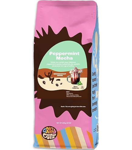 Amazon.com : Crazy Cups Flavored Ground Peppermint Coffee