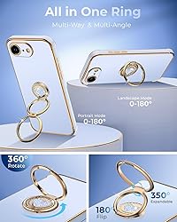 XYZ for iPhone 16E Case with Stand, Phone Case with