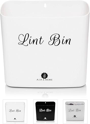 Lint Holder Bin for Laundry Room by A.J 