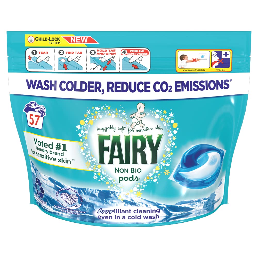 FAIRY NON BIO PODS 57 WASH