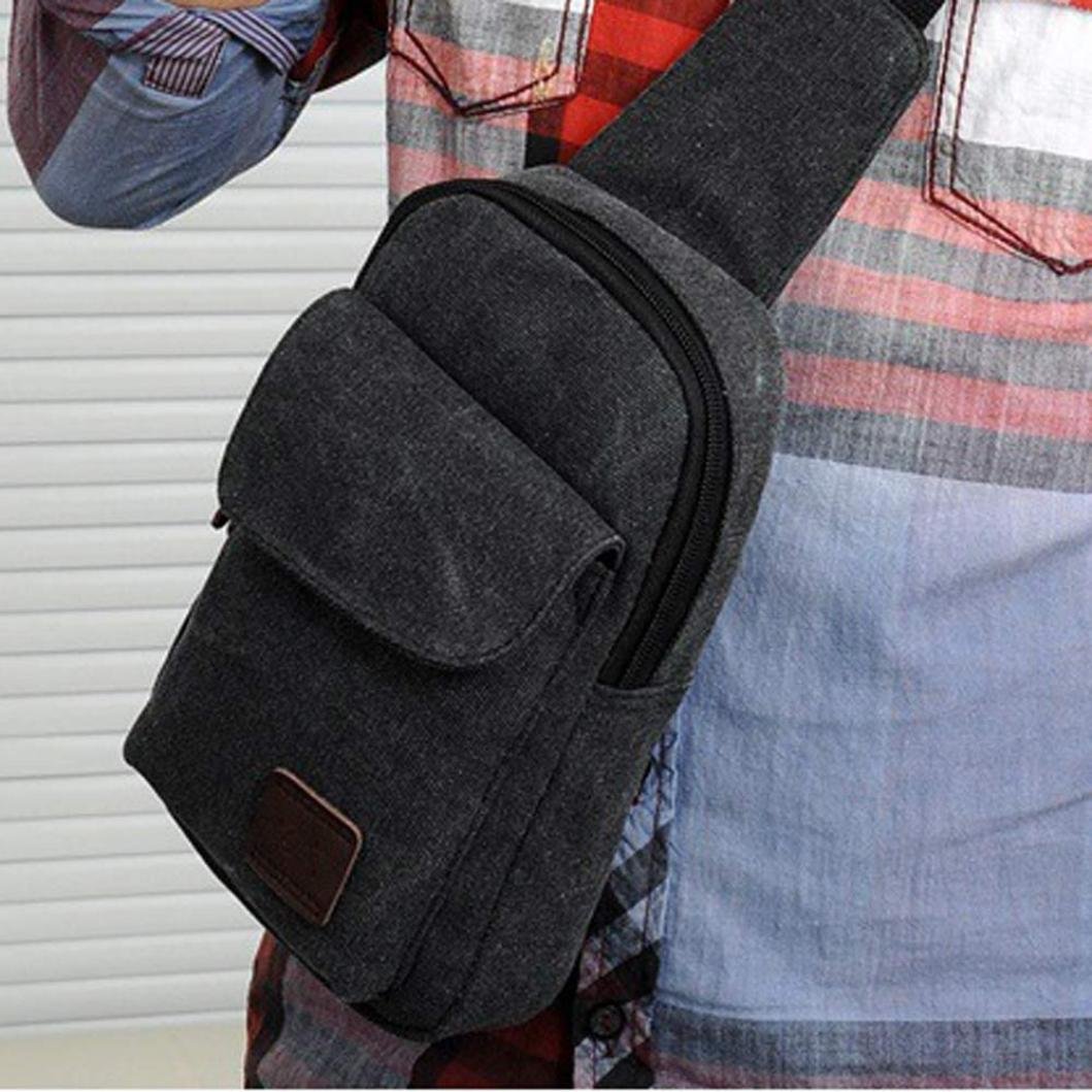 Multifunction Unisex Canvas Fanny Pack 