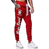 Marine Royal Men's Jogger Pants, Sports Fitness Running Casual Sweatpants