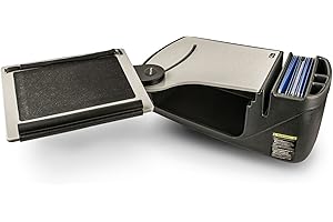 AutoExec AUE10006 Reach Front Seat Car Desk Grey Finish