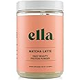 Naked Nutrition Ella Matcha Latte Collagen Protein Powder for Women - Daily Beauty Protein Powder with Grass-Fed Collagen Peptides - Non-GMO, Gluten-Free, No Artificial Sweeteners - 20 Servings
