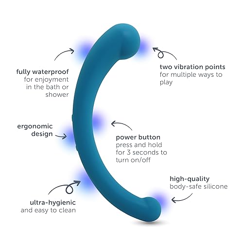 plusOne Dual Vibrating Arc Personal Massager, Made of Body-Safe Silicone, Waterproof, USB Rechargeable Vibrator for Women and Men, Teal in Kenya | Whizz G-Spot plusOne Dual Vibrating Arc Personal Massager, Made of Body-Safe Silicone, Waterproof, USB Rechargeable Vibrator for Women and Men, Teal in Kenya | Whizz G-Spot