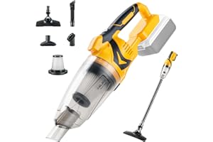 HILIPE Cordless Handheld Vacuum Cleaner for DeWALT 20v Battery, EasyClean Wet Dry Use,Wireless Handheld Vacuum for Car,Home, Boat,Workshop, Pet Hair, Furniture Cleaning (Tool Only No Battery)