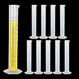10Pack 100ml Plastic Graduated