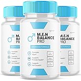 (3 Pack) Men Balance Pro Capsules, Official M.E.N. Balance Pro Pills with All Natural Ingredients, Advanced Health Support Supplement with Maximum Strength Active Lifestyle Vitamins (180 Capsules)