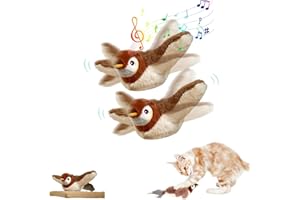 2026 Upgrade Flying Bird Toy for Cats,Flying Bird Cat Toys for Indoor Cats,with Remote Control (A-2Set)