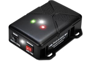 LORAFFE Ultrasonic Rodent Repellent for Car Engine – Battery Powered Under Hood Mouse Repeller with Flashing Strobe Light, Keeps Rats and Mice Away from Vehicle, Automobile, Truck, Garage, Attic, Barn, Shed