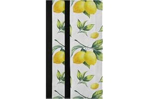 Oarencol Tropical Lemon Refrigerator Door Handle Covers Set of 2 Summer Yellow Fruit Kitchen Appliance Decor for Fridge Oven Dishwasher