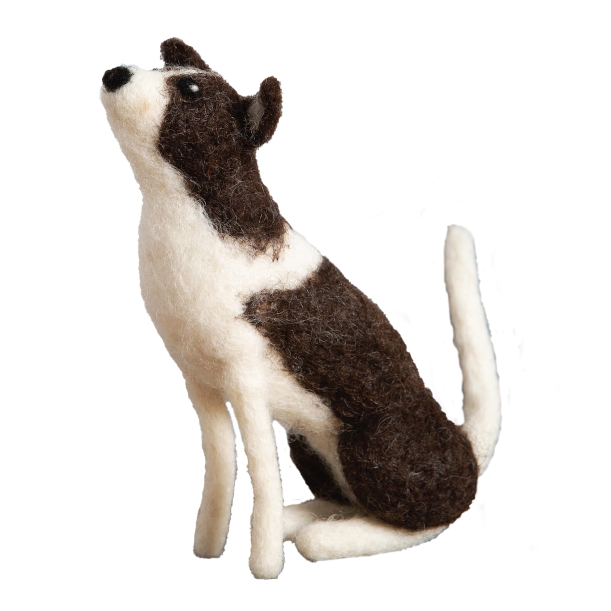 Hawthorn Handmade Border Collie Needle Felting Kit - Needle Felting Craft Kits for Adults UK, Includes Felting Wool, Needles, Foam Block & Instructions. Great for Adult Craft Gifts - Approx 15cm Long