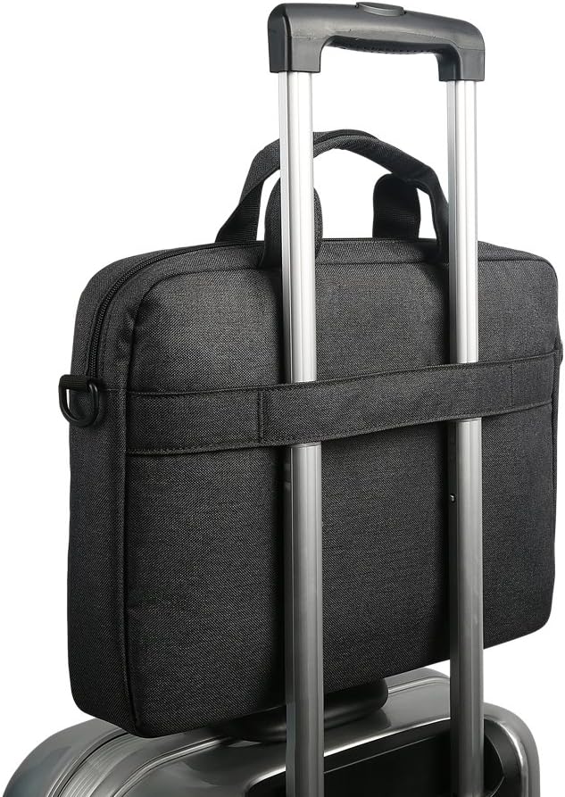 Lenovo Laptop Shoulder Bag T210, 15.6-Inch Laptop or Tablet, Sleek, Durable and Water-Repellent Fabric, Lightweight Toploader, Business Casual or School, GX40Q17229, Black: Computers & Accessories
