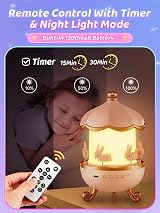 One Fire Star Projector Night Light Unicorn Baby Sensory Gift 15 Films 10 White view 7