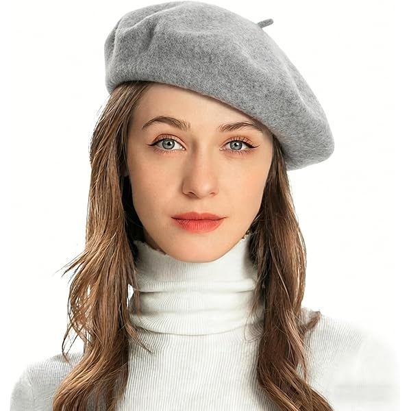 Jeanne Simmons Ladies Wool Beret - Grey OSFM at Amazon  display picture 1