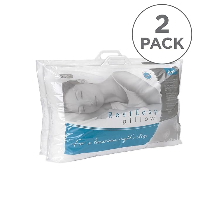 JML Rest Easy Orthopaedic Pillow Soft & Firm Side to Support Neck