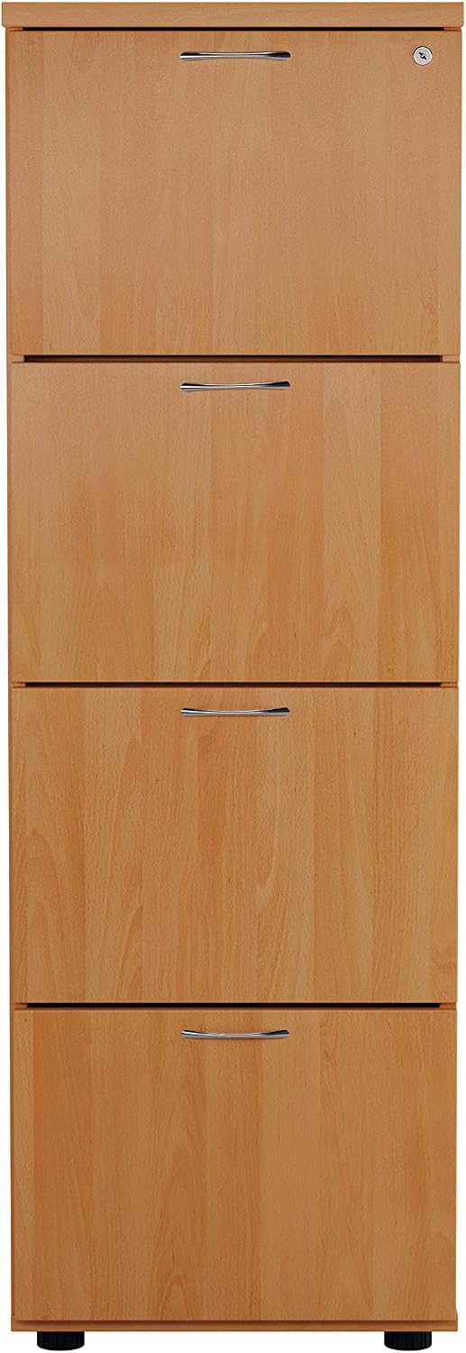Office Hippo Heavy Duty Filing Cabinet, Robust File Cabinet, Office Cabinet with Anti-Tilt Mechanism, Lockable Filing Cabinet - Image 3