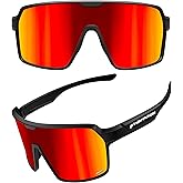 grinderPUNCH Polarized Sports Sunglasses for Men Women UV Protection Shades for Baseball Running Cycling Skiing & Pickleball