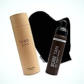 Sobe Tan Self-Tanner | Clean, Natural, Streak-Free Caramel Tan | Only 7 Ingredients - No Nasties | With a Natural Caramel Color Guide for Flawless Application | The Cleanest Mousse on the Market
