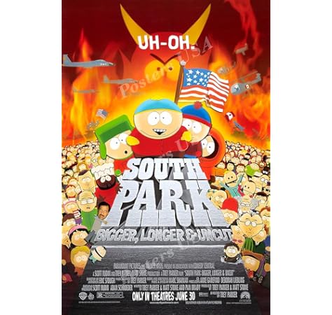 Amazon Com South Park Bigger Longer And Uncut Poster Movie 27 X 40 Inches 69cm X 102cm 1999 Posters Prints