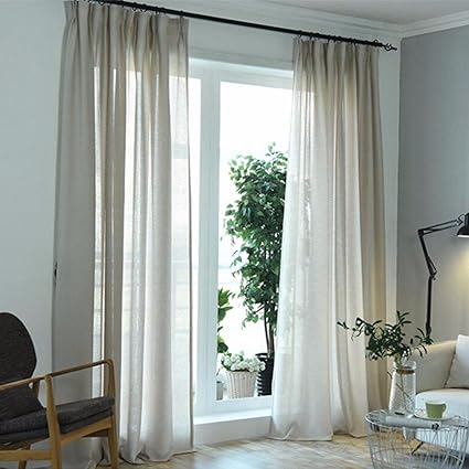 cortinas sala de estar cortina blanca