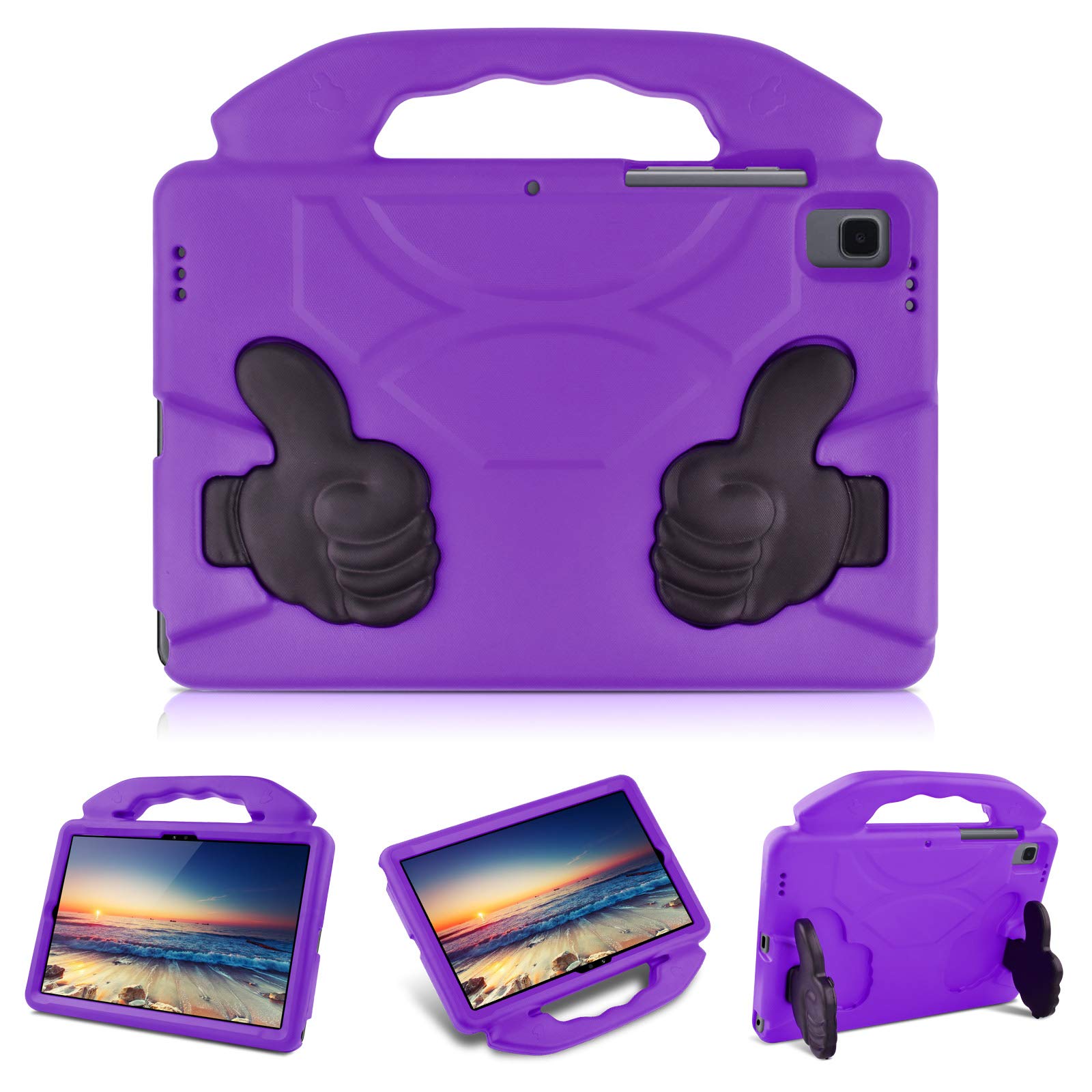 KATUMO Case for Samsung Galaxy Tab S6 Lite 10.4 inch 2024 2022 2020 Shockproof Case for Tab S6 Lite SM-P620N / P625N / SM-P610/P615/P613/ P619 EVA Lightweight Cover with Handle Kickstand