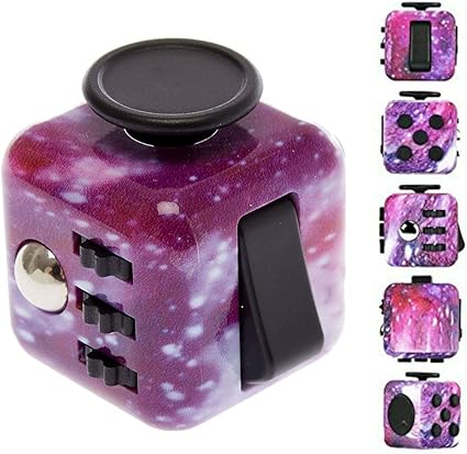 purple fidget cube