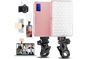 168 LED Selfie Light for iPhone, iPhone Light,Portable Phone Light, 3000Mah Rechargeable Video Light, Adjusted 3 Light Modes,