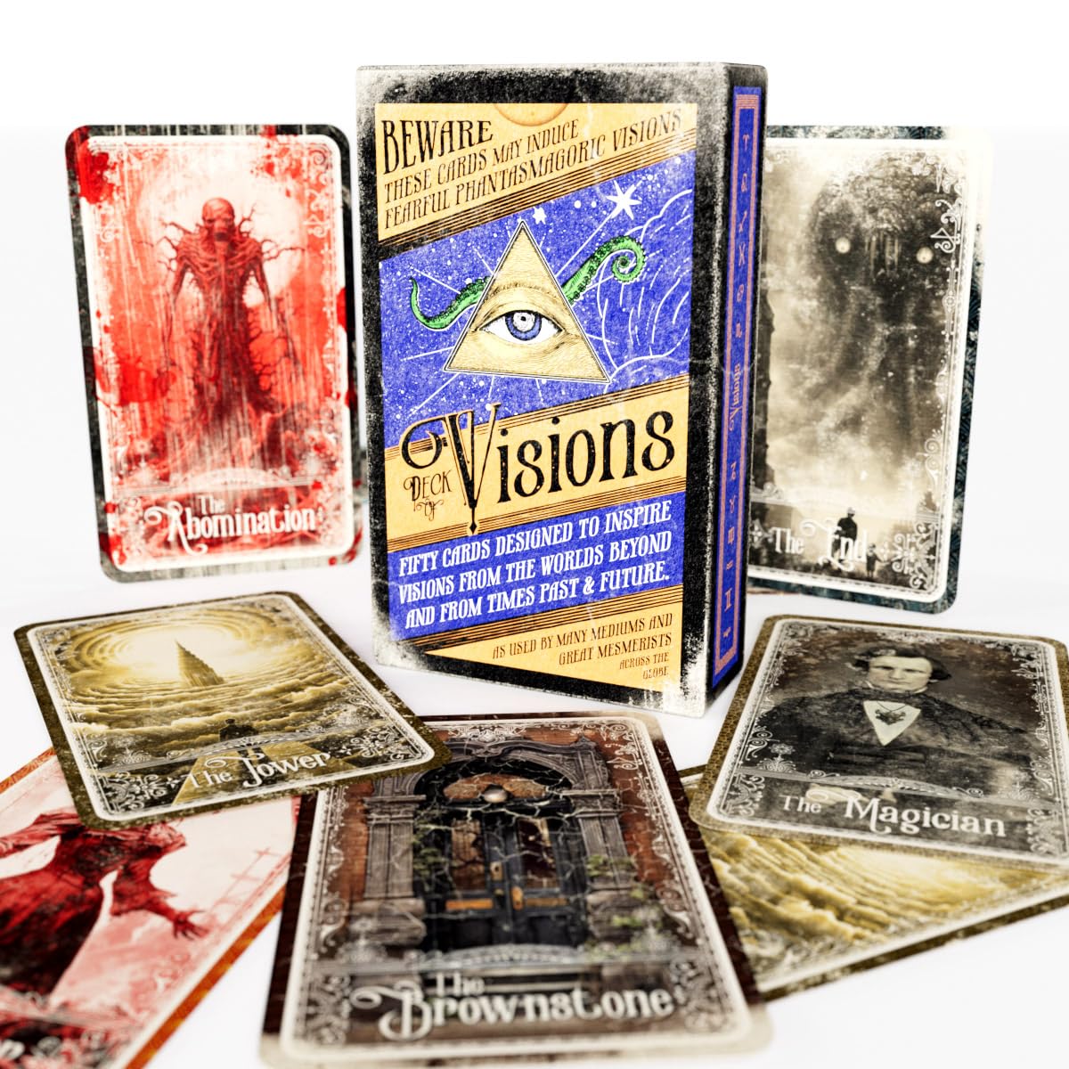 Cultzilla The Deck of Visions | A Cthulhu inspired Tarot Deck |