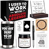 SIXVALA Coworker Leaving Gifts: 20 Oz Tumbler Farewell Basket for Coworkers, Boss, Teacher & Friends