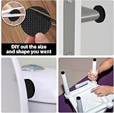 Abeillo Non Slip Furniture Pads 60 Pieces Self Adhesive EVA Round/Square 35mm view 4