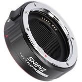 SNIPIZ Lens Mount Adapter EF-EOS R Auto-Focus Lens Converter Compatible with Canon EF/EF-S Lens for Canon R Mount Camera EOS R, RP, R3, R5, R6, R6II, R7, R8, R10, R50, R100