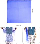 SumDirect Dance Scarves 14 Colors 60x60cm Silk Juggling Square Scarf view 6