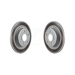 Genius Rear Coated Disc Brake Rotors Pair