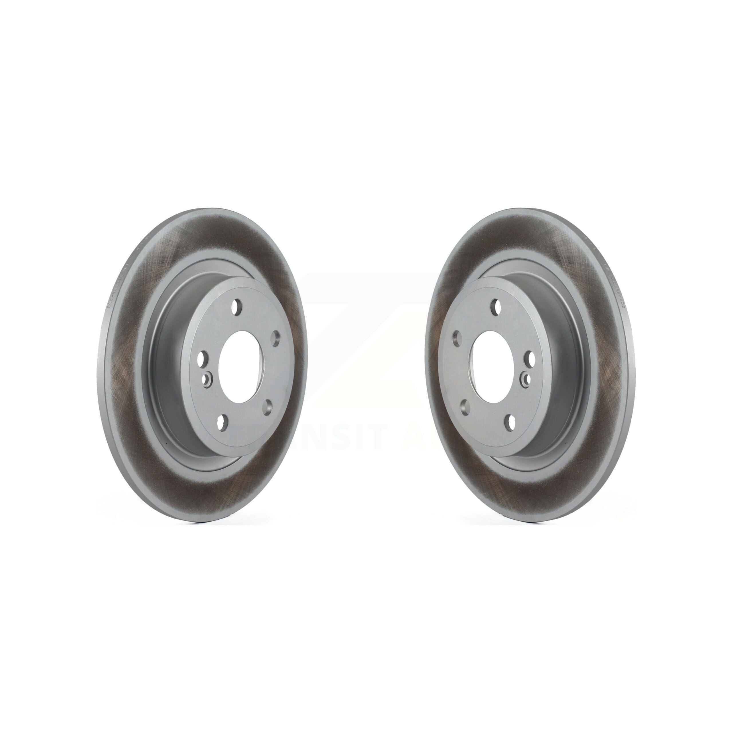 Genius Rear Coated Disc Brake Rotors Pair