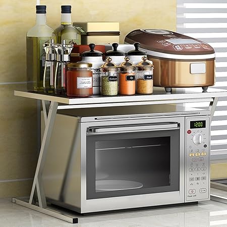 TLMY - Estante de Cocina de Acero Inoxidable para microondas y ...