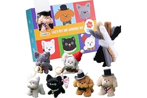 JMMICO 71-Piece Pipe Cleaner Craft Kit for Kids & Adults - DIY Animal Art Supplies with Video Tutorial, Creative Blind Box Anxiety Relief Toys & Classroom Activities, Gifts for 8+ Year Old Girls