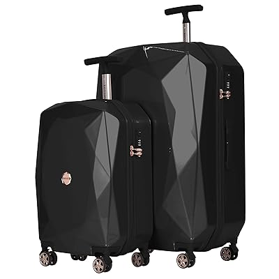 Buy kensie 20-inch Diamond Womens Luggage Set at Ubuy