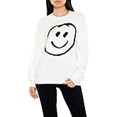 Forever 21 Womens Happy Face Graphic Sweater