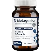 Metagenics Vitamin B-Complex Active B6 &amp; B12 with Folate, 60 Tablets | Active B6 and B12 Vitamins with Folate, Supports Energy Metabolism, Stress Response and Nervous System Health, Gluten-Free
