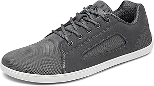 SAGUARO Unisex Knit Barfußschuhe DuckStride Luck Ⅰ- Weich Bequem Minimalistische Barfußschuhe mit Weit Zehenbox, Gr.36-46