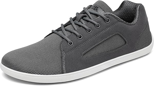 SAGUARO Unisex Knit Barfußschuhe DuckStride Luck Ⅰ- Weich Bequem Minimalistische Barfußschuhe mit Weit Zehenbox, Gr.36-46