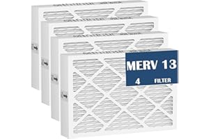 DAODEFUL PN07126 MERV-13 Dehumidifier Filter Replacement Compatible with Sanidry Sedona (15.2"x13.1"x1.8") - Used for Basement, 4 Pack 6-Month Cycle