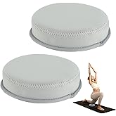 ECOESPTI Yoga Knee Pad, 1.57 Inch Thick, Memory Foam and EPE Foam, Waterproof and Non-Slip, for Knees Elbows Wrist Hands Head Yoga Pilates Work Out Kneeling Pad, Exercise Mat 2