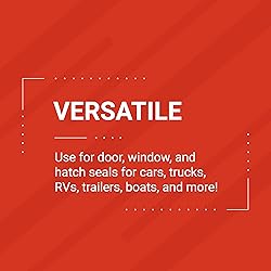 Trim-Lok X113HT-25 Ribbed Rectangle Rubber Seal